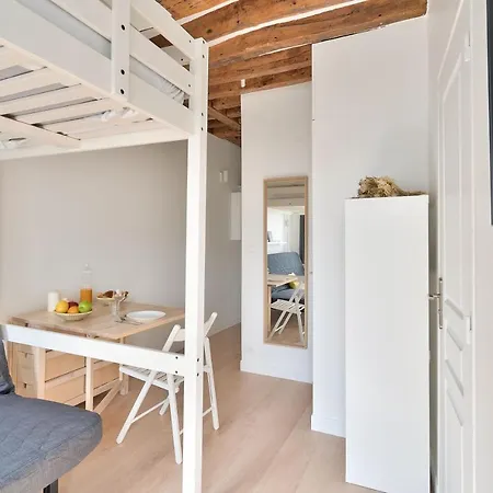 Stylish Mezzanine In The Heart Of 3f Appartamento Parigi